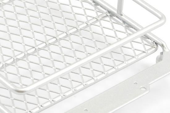 FASTRAX SILVER ALUMINIUM LUGGAGE RACK w/LED LAMPS L130MM X W110MM