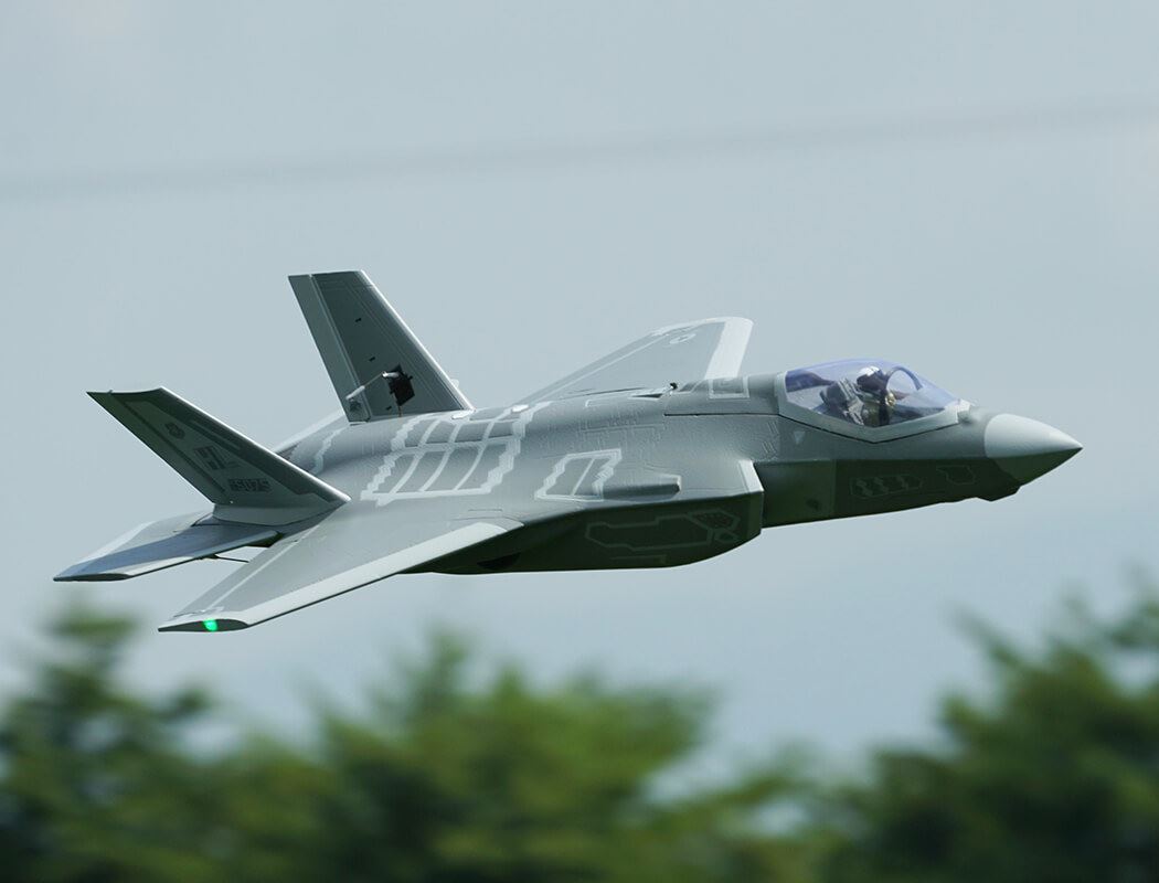 Xfly 64Mm F-35 Lightning Edf 750Mm With Retract Without Tx/Rx/Batt