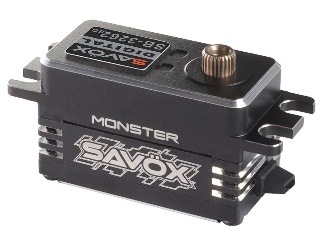 SAVOX HV LOW PROFILE BRUSHLESS CNC SERVO 28KG/0.08s@7.4V