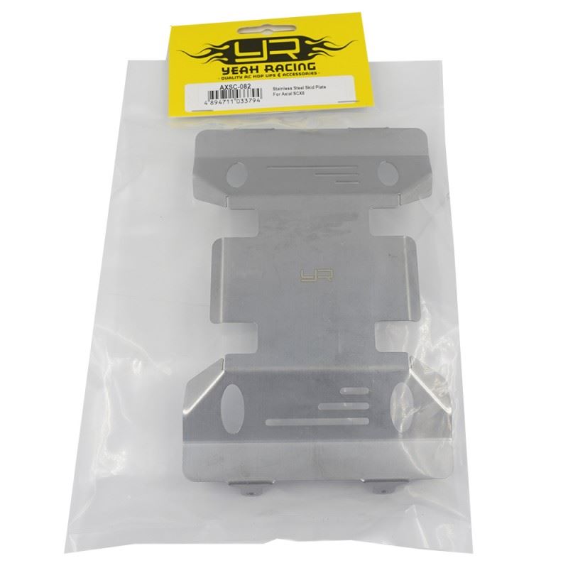 Yeah Racing Stainless Steel Skid Plate For For Axial SCX6