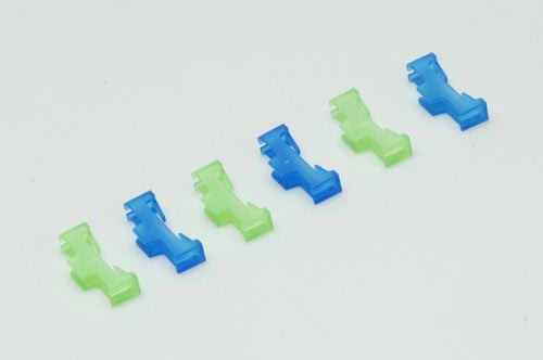 Ripmax Safety Lead Lock - Green/Blue (Pack of 6)