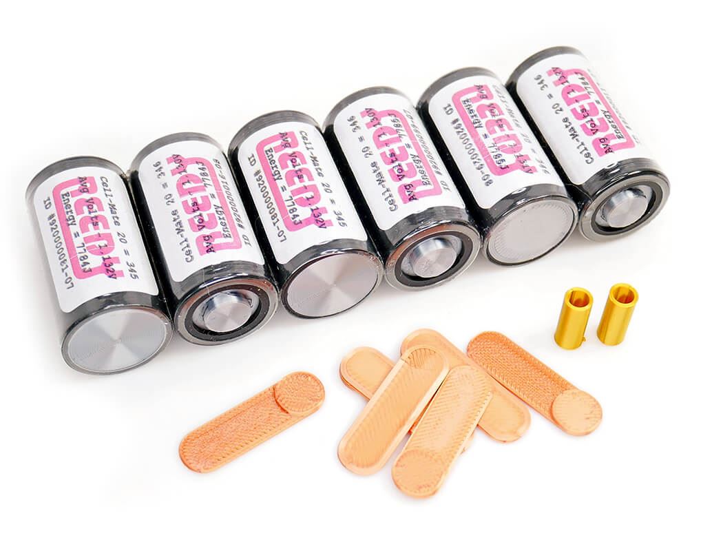 Centro Vintage Bk Reedy Dummy 6 Cell Pack W/Hardware (3D)