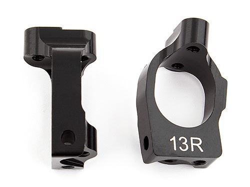 TEAM ASSOCIATED B64 ALUMINUM CASTER BLOCKS, 13 DEG.