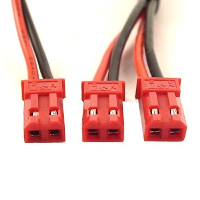 Yeah Racing JST YConnector - Male to Male/Male