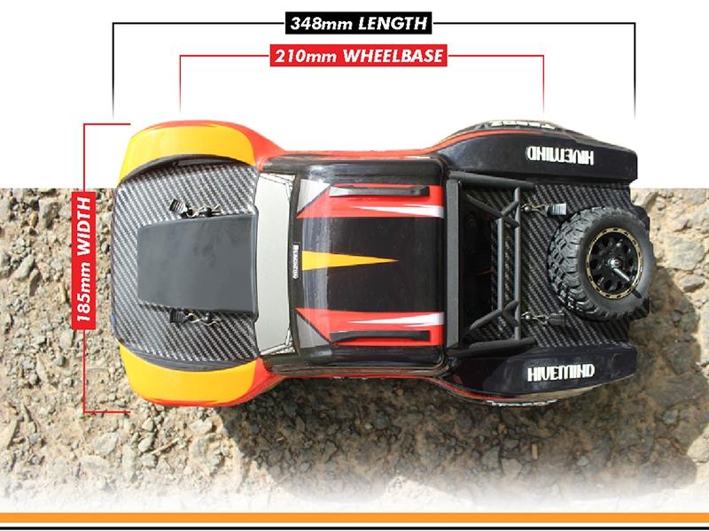 Vyper Sc Turbo 1/16 4Wd 2S Brushless - Red/Orange