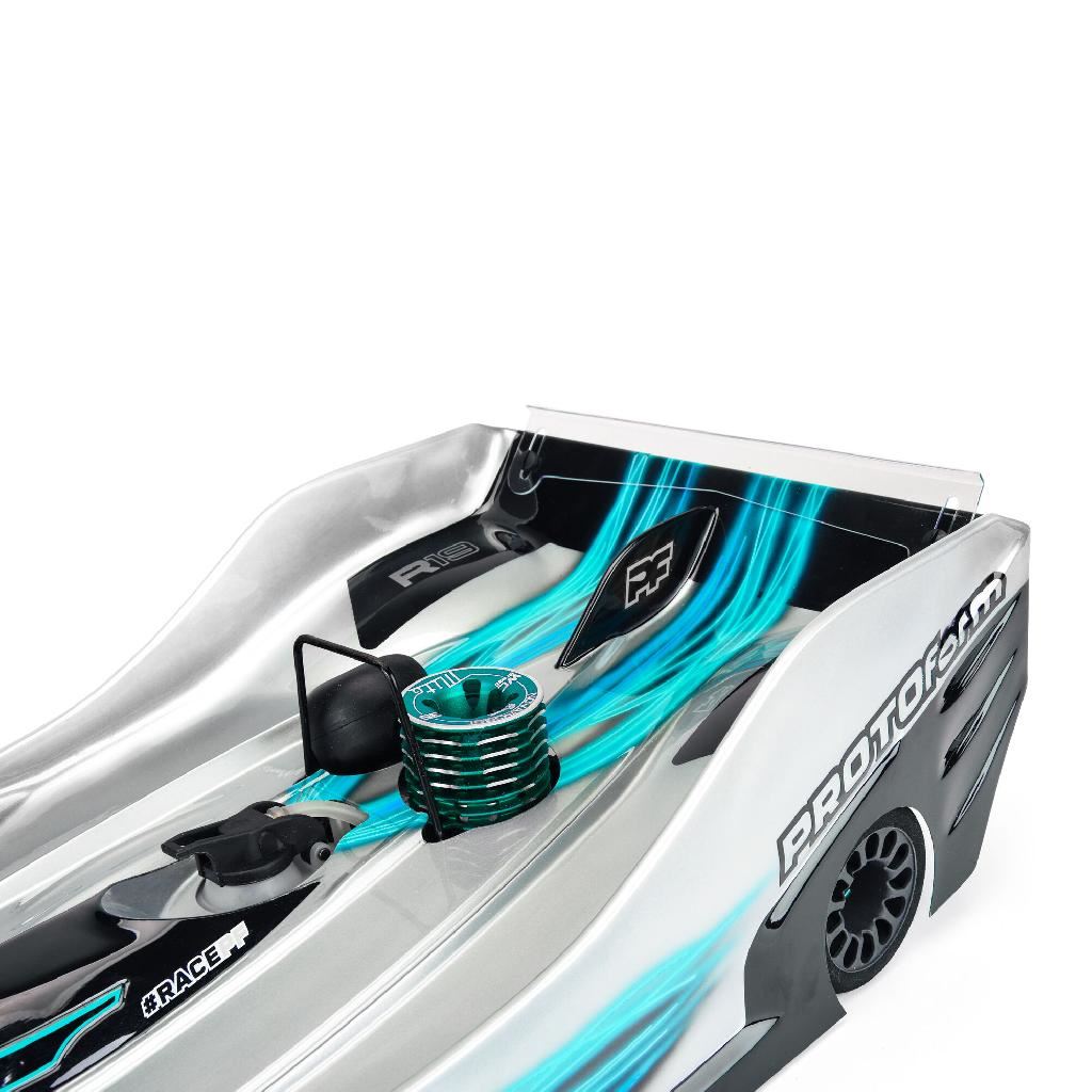 PRM 1/8 R19 Light Weight Clear Body: 1:8 On-Road