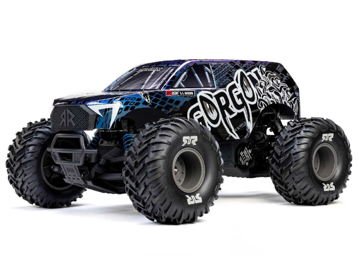 Arrma 1/10 Gorgon 223S 2Wd Rtr Monster Truck, Blue/Black