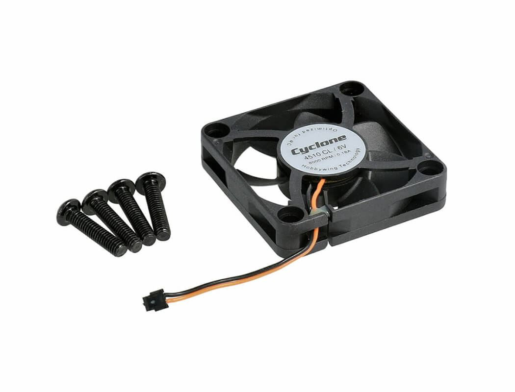 Hobbywing Fan P4510 Zh2Y 45X45 6V 8,000Rpm Black C Max5 Hv G2
