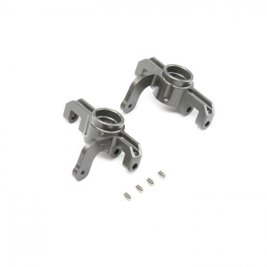 TLR Aluminum Front Spindle Set for Universals: 8/E 4.0
