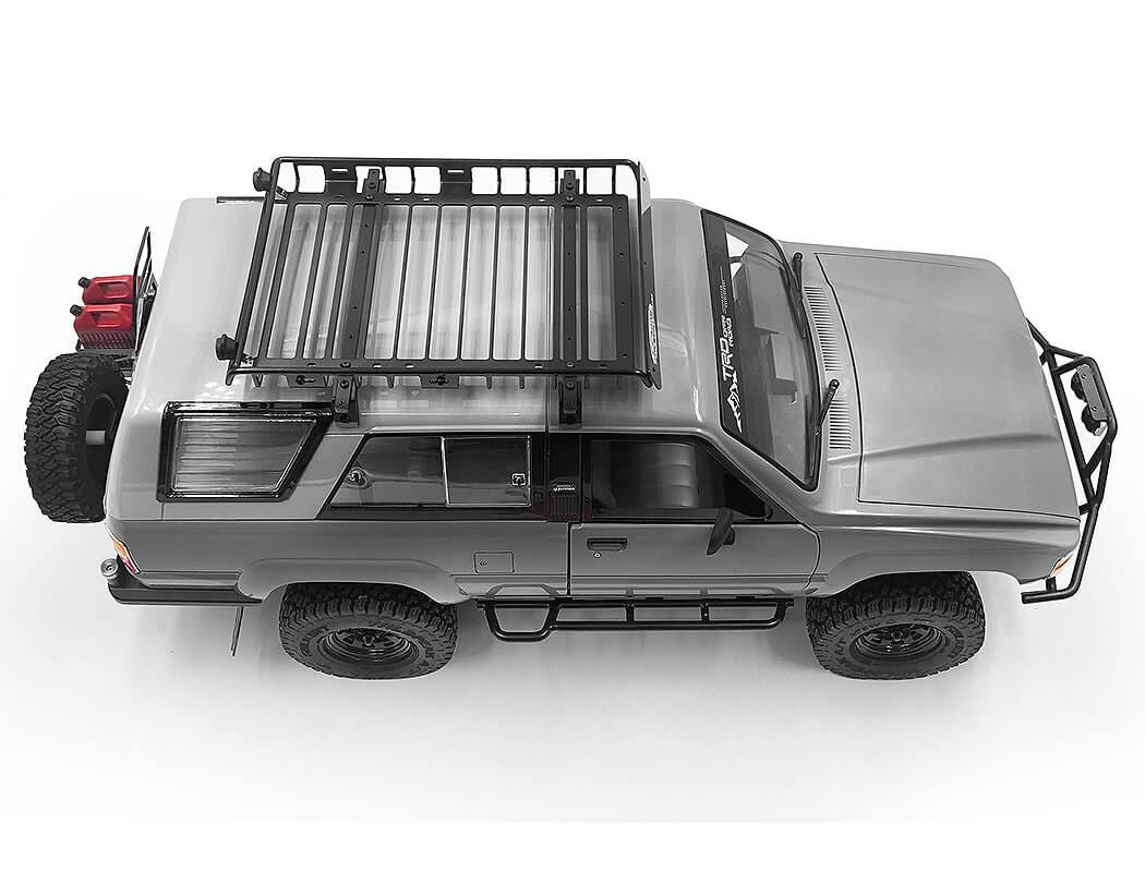 RC4WD CHOICE ROOF RACK W/RAILS AND REAR LIGHTS FOR 1985 TOYOTA 4RUNNER HARD BODY