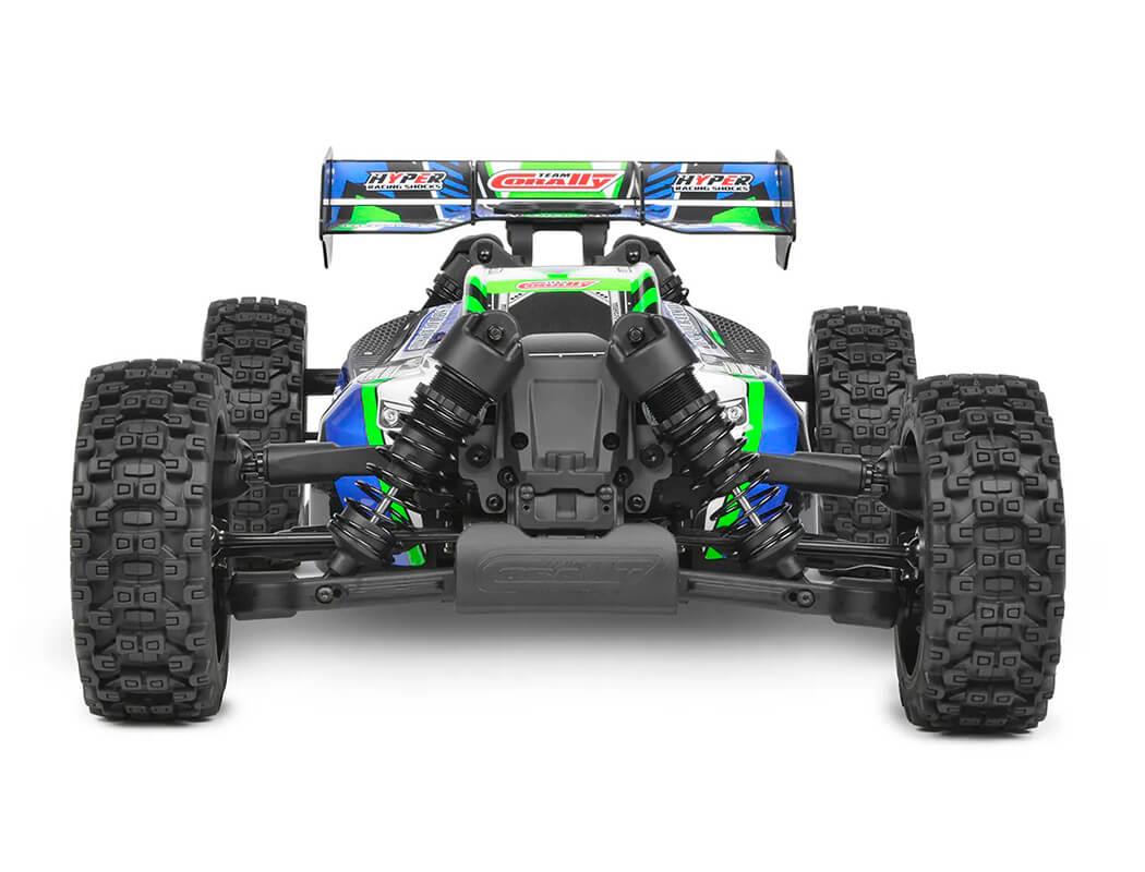 Corally Syncro-4 Brushless 4S Basher Buggy Rtr - Green/Blue
