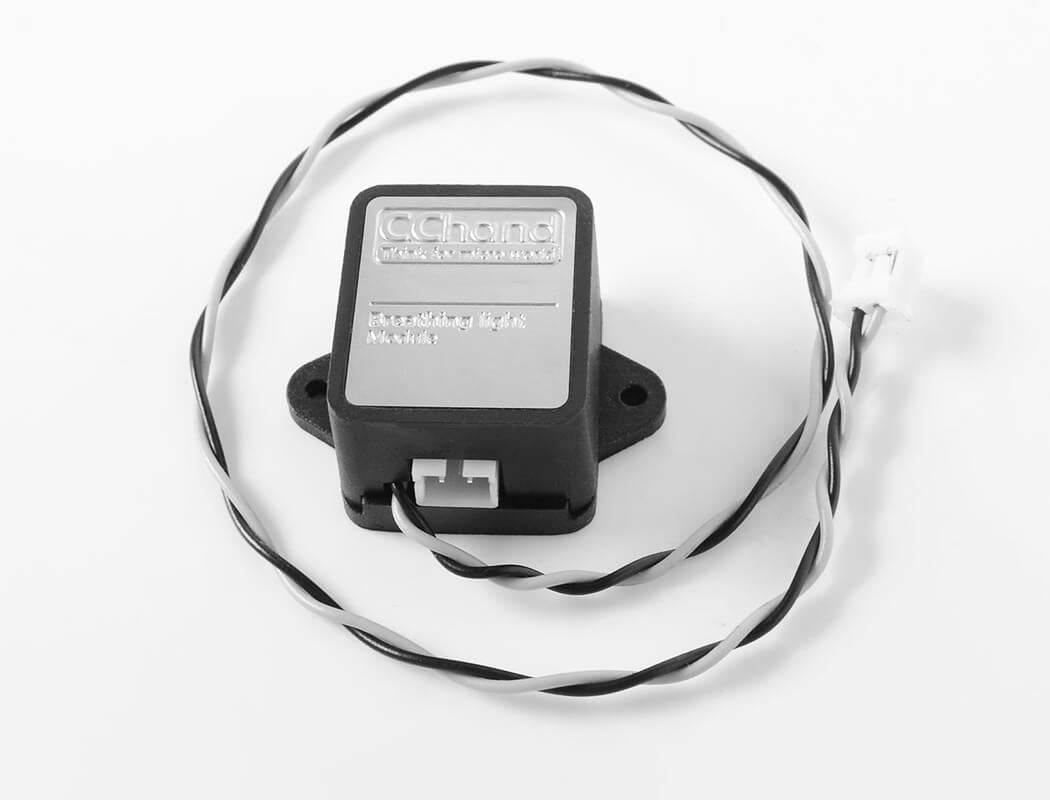 RC4WD AMBIENT LIGHT GRILL LOGO W/STROBE EFFECT UNIT FOR MERCEDES-BENZ AROCS 3348 6X4 TIPPER TRUCK(A)