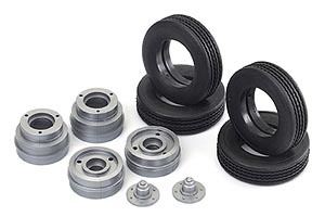 Tamiya Flat Bed Tyres With Rims