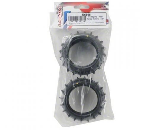 Full Spike - Rear Tyres- Yellow - 2.2 (pr)