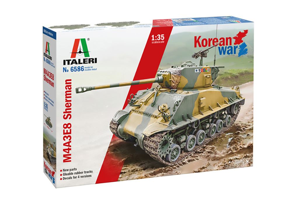 Italeri M4A3E8 Sherman Korean War