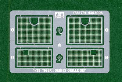 Tamiya Tiger 1 Etched Grille