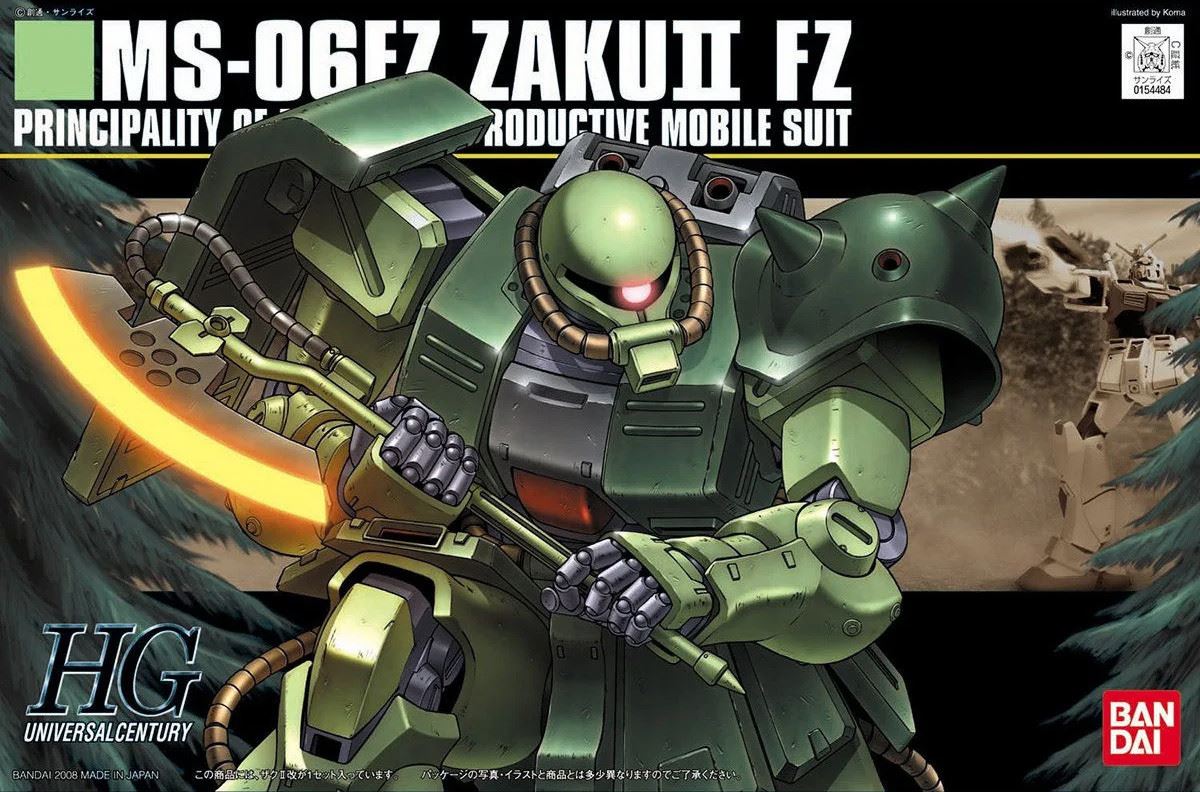 Bandai Hobby Hguc 1/144 Zaku Ii Fz Kai