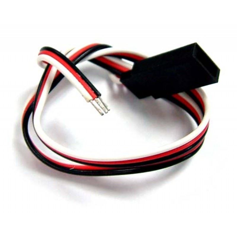 Yeah Racing 30cm Servo Leads With Futaba/KO PROPO(New Plug) Female Connector