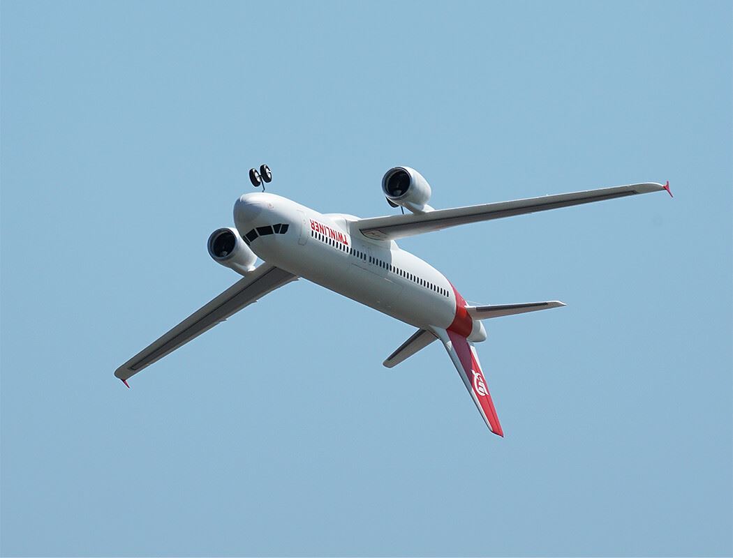 XFLY TWINLINER 40MM EDF JET w/o TX/RX/BATT BASE WHITE