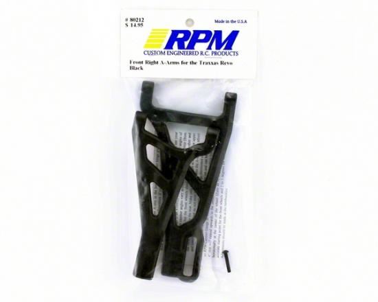 RPM Summit/Revo Front Right Upper/Lower A-Arms Black