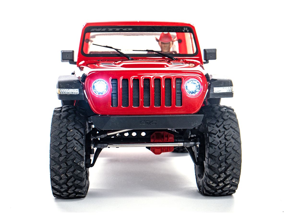 Axial 1/10 SCX10III Jeep JT Gladiator with Portals RTR, Red