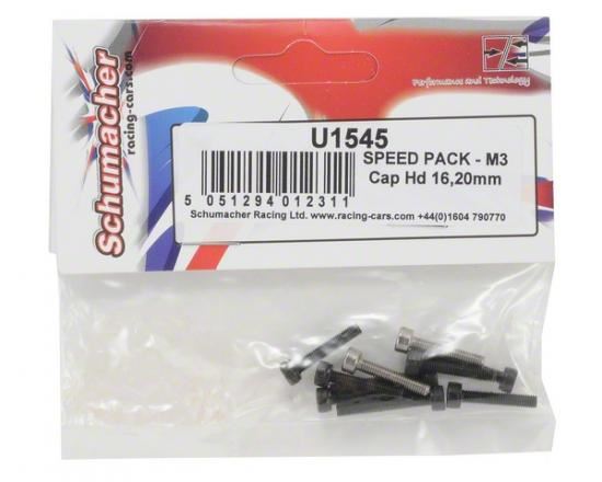 Schumacher Speed Pack - M3 Cap Hd 16;20mm