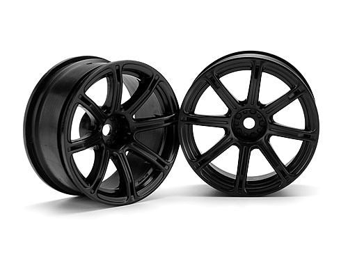 HPI Work Emotion Xc8 Wheel 26mm Black (6mm Offset)
