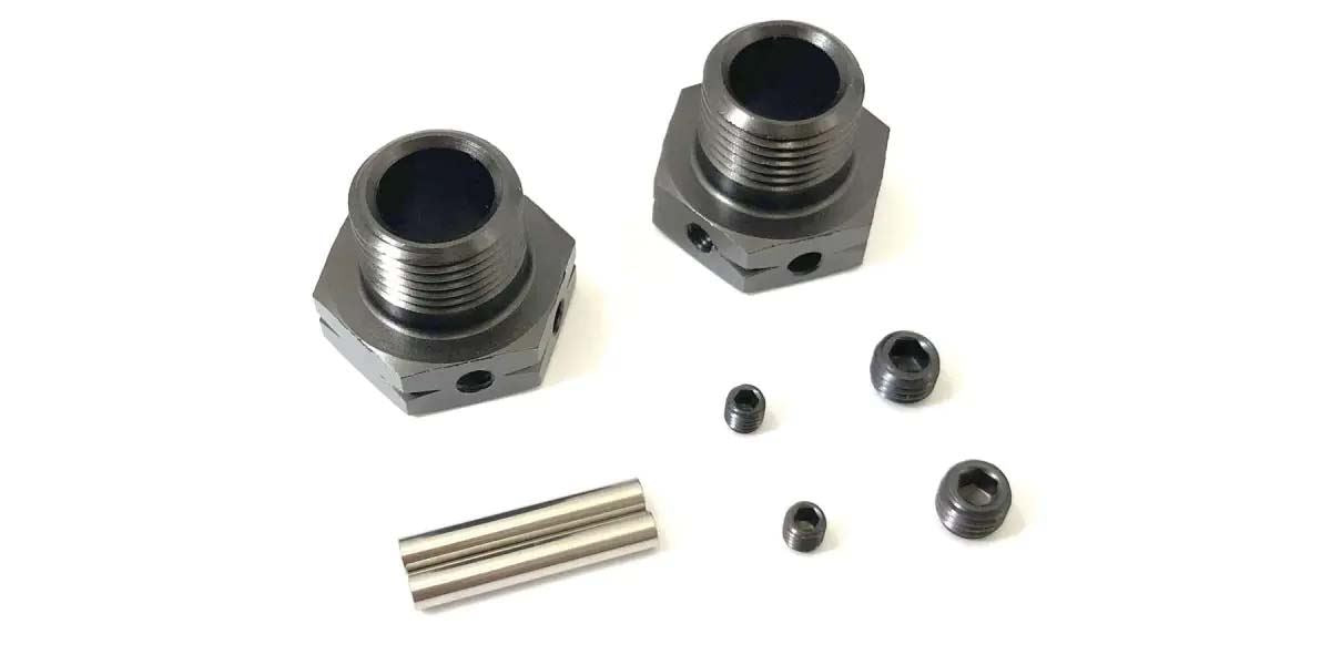 Kyosho Inferno Mp9-Mp10 Mp11 Wide Wheel Hub (2) Gun Metal