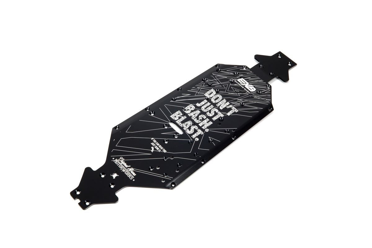 Arrma Aluminum Chassis CNC 7075 T6 SWB Black (ARA320572)