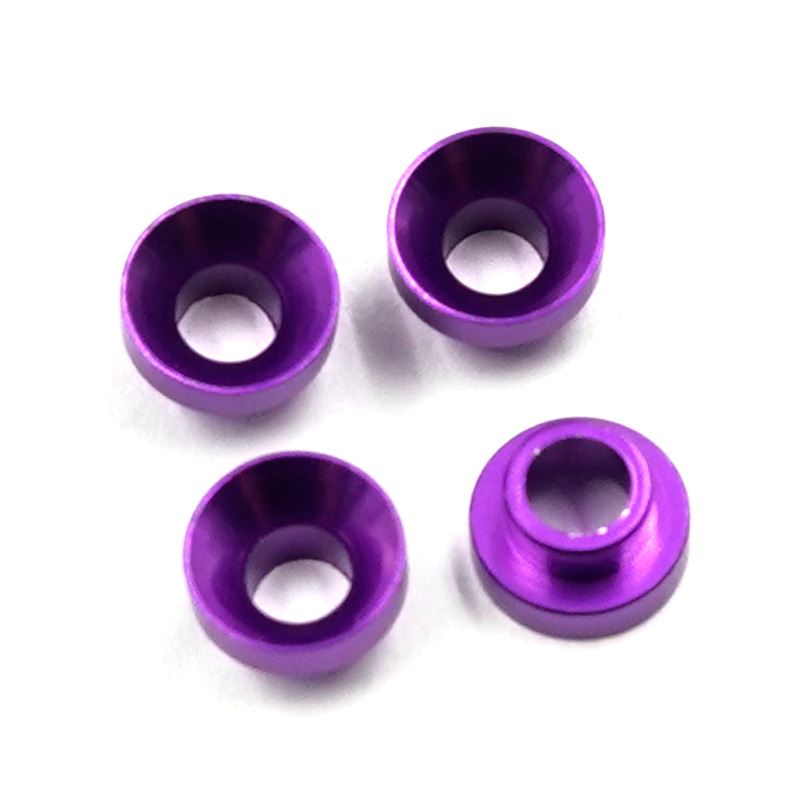Yeah Racing Aluminum Servo Washer (M3) 4Pcs