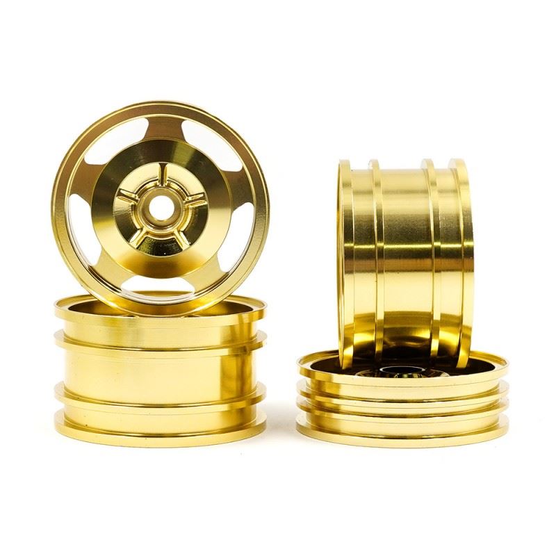 Yeah Racing Aluminum Cnc Rim Set (2Wd) For Tamiya Dt-02 Dt-03 Super Astute Sand Rover 2011