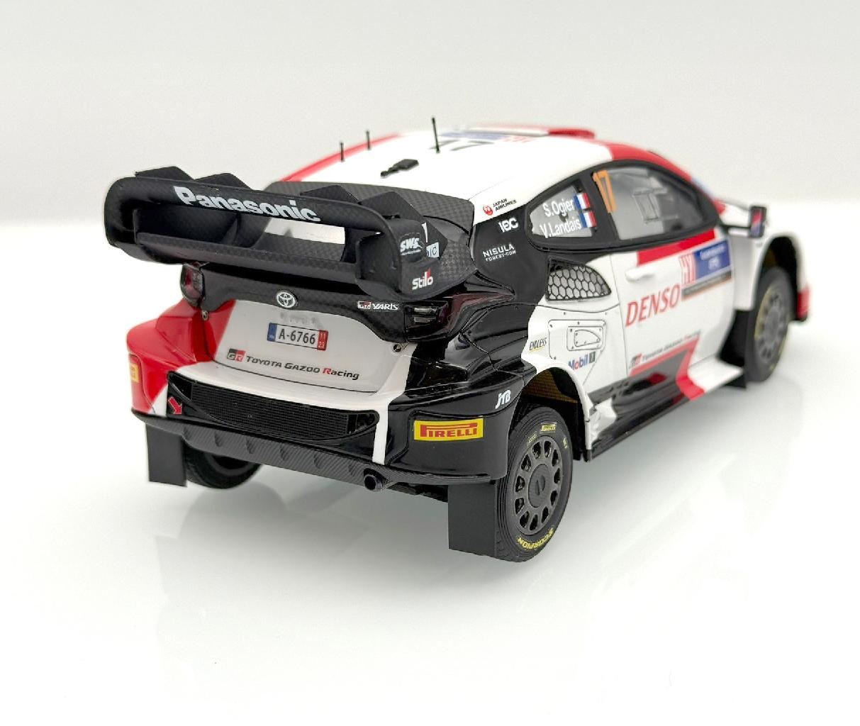 Belkits (P) 1/24 Toyota Gr Yaris Rally Guanajuato Mexico Winner 2023