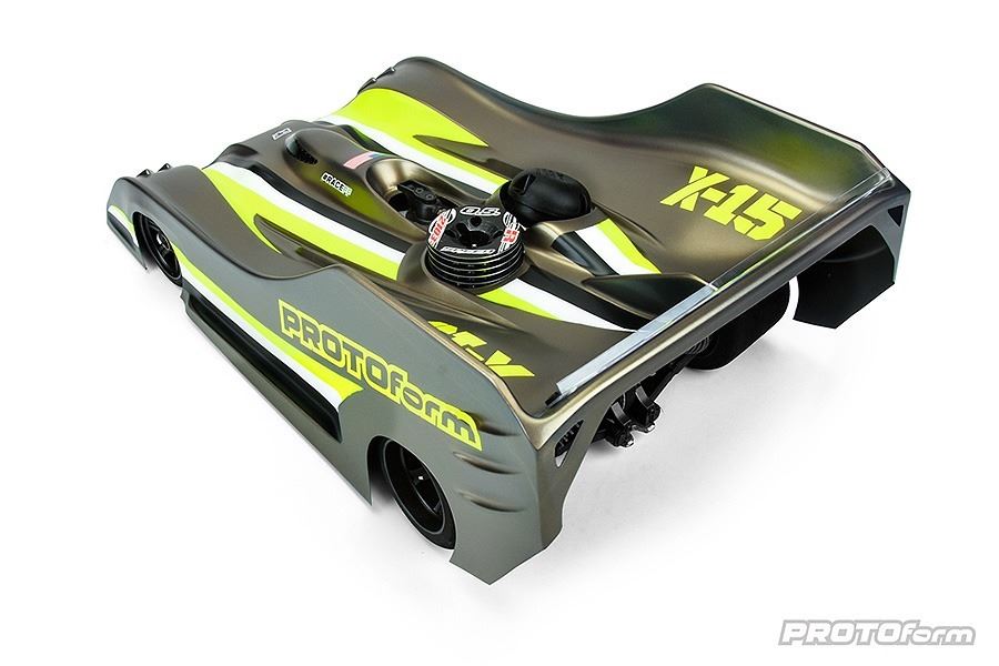 Protoform X15 Body For 1/8Th On Road - Lightweight