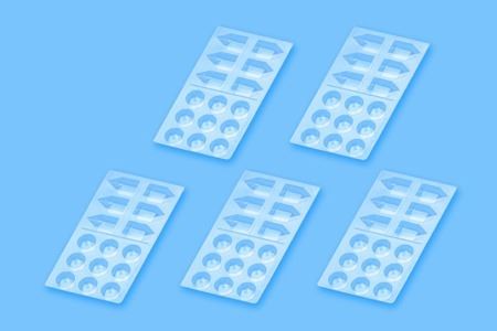 Tamiya 15 Well Palette X 5