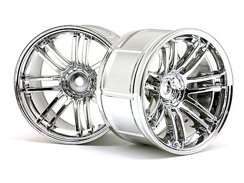 HPI Lp35 Wheel Rays Volkracing Re30 Chrome (2Pcs)