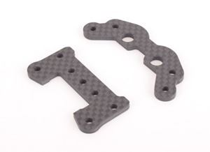 Schumacher C/F Link Mounts; Kit Fr + Rr - Cougar KR