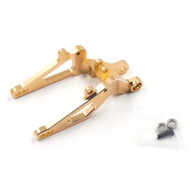 Yeah Racing Aluminum Rear Swing Arm Gold For Kyosho 1/8 Motorcycle