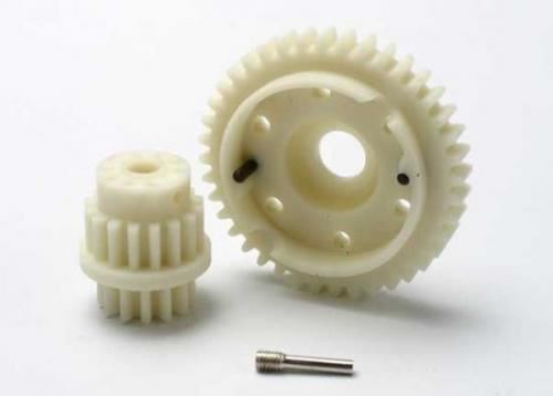 TRAXXAS Gear set, 2-speed close ratio (2nd speed 40T, 13T-16T input)