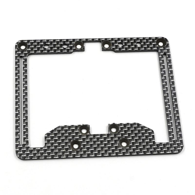 Yeah Racing 2.0Mm Graphite Rear Suspension Plate For Tamiya Trf104