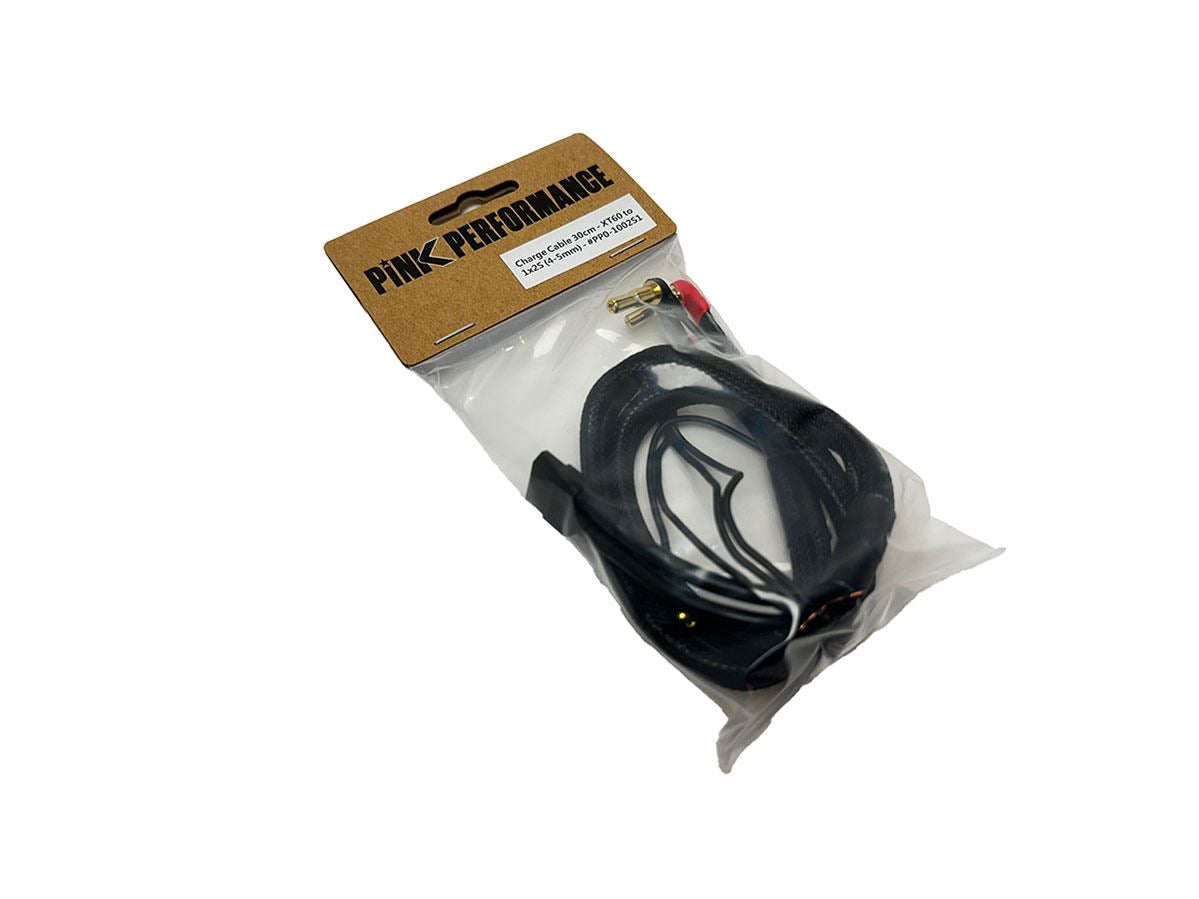 Pink Performance Charge Cable 30Cm - Xt60 To 1X2S (4-5Mm)