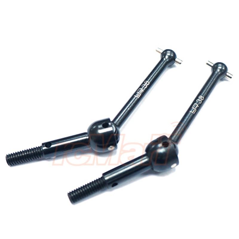 Yeah Racing 38mm Universal Steel Swing Shaft for Tamiya TL01 FF02 TA01 TA02
