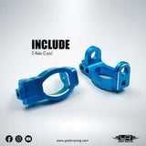 Yeah Racing Aluminum C Hub Set For Tamiya Xm-01 Pro