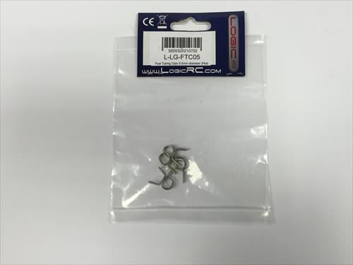 LOGIC Fuel Tubing Clips 5.5mm diameter (Pk4)