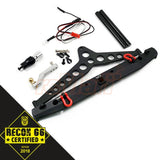 Yeah Racing Alu Alloy Rear Bumper w/LED Light Spare Tire Mount For SCX10 II TRAXXAS TRX-4 'G6 Certified'