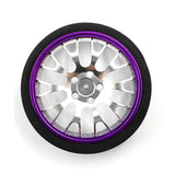 Yeah Racing Aluminum Transmitter Steering Wheel Set Purple Type A Fits Futaba Ko Sanwa Flysky Traxxas