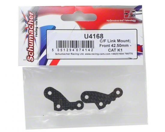 Schumacher C/F Link Mount; Front 42.50mm - CAT K1