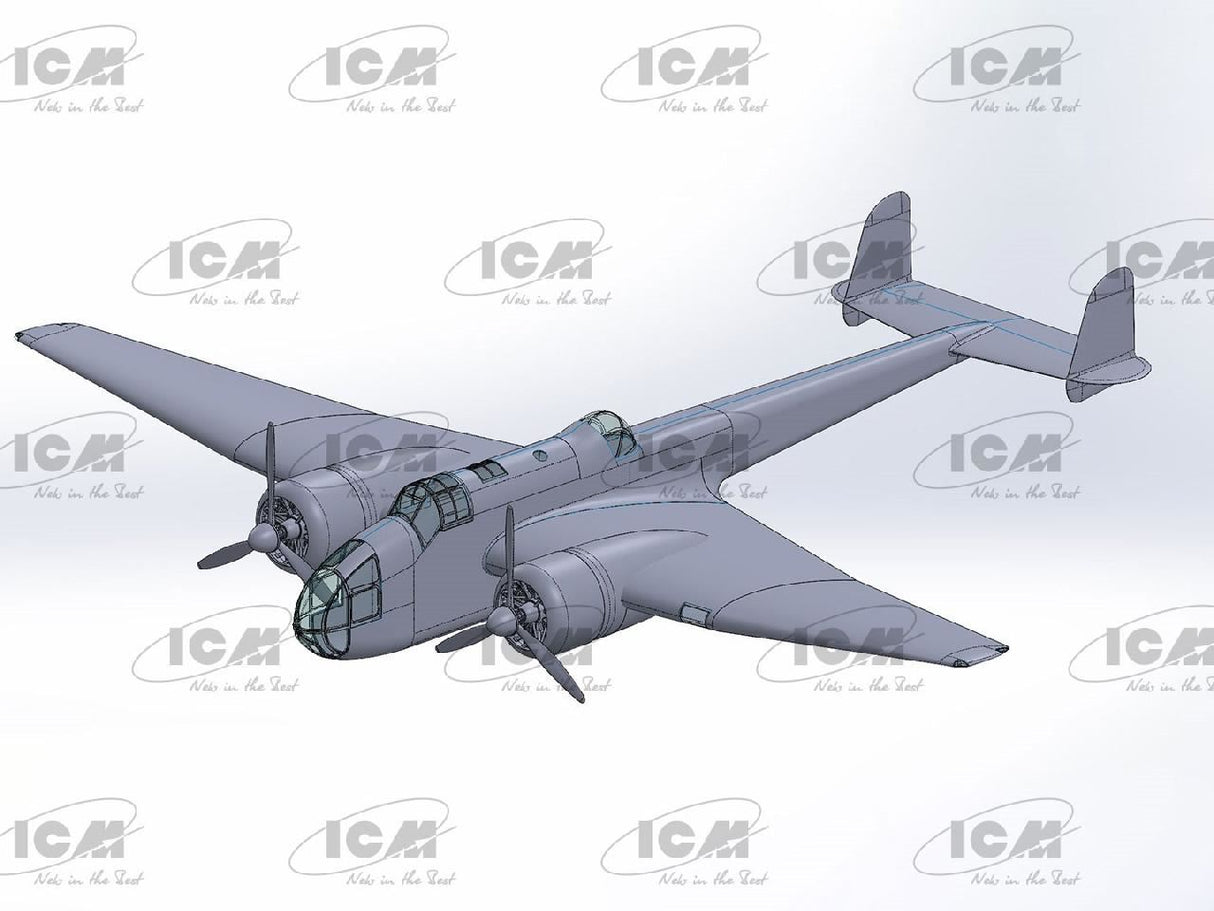 Icm Hp.52 Hampden B.Mk.I Wwii British Bomber