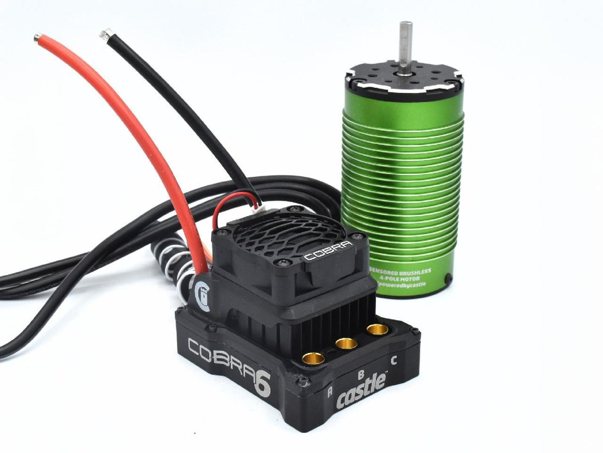 Cobra 6, 33.6V, 8A Peak Bec W/1717-1260Kv Sensored Motor