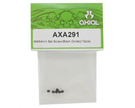 AXIAL Set Screw M4x4mm Black Oxide (6)