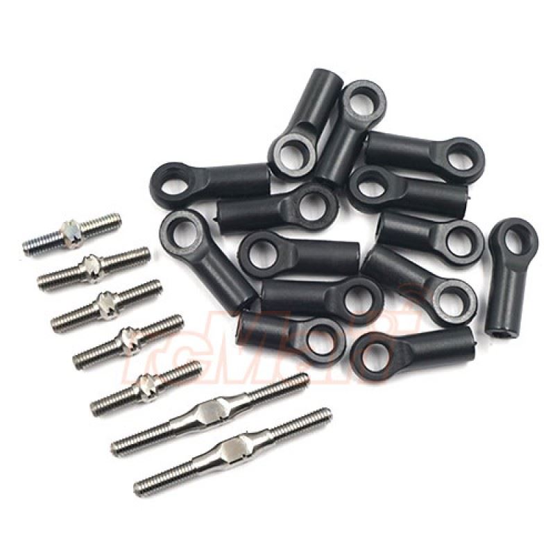 Yeah Racing Titanium Tie Rod Turnbuckle Set For Tamiya M08